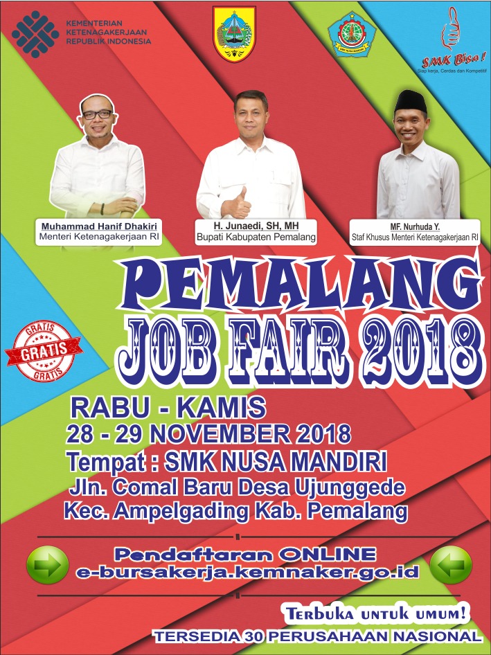 SMK Nusa Mandiri gelar Job Fair 2018, Banyak Lowongan Pekerjaan