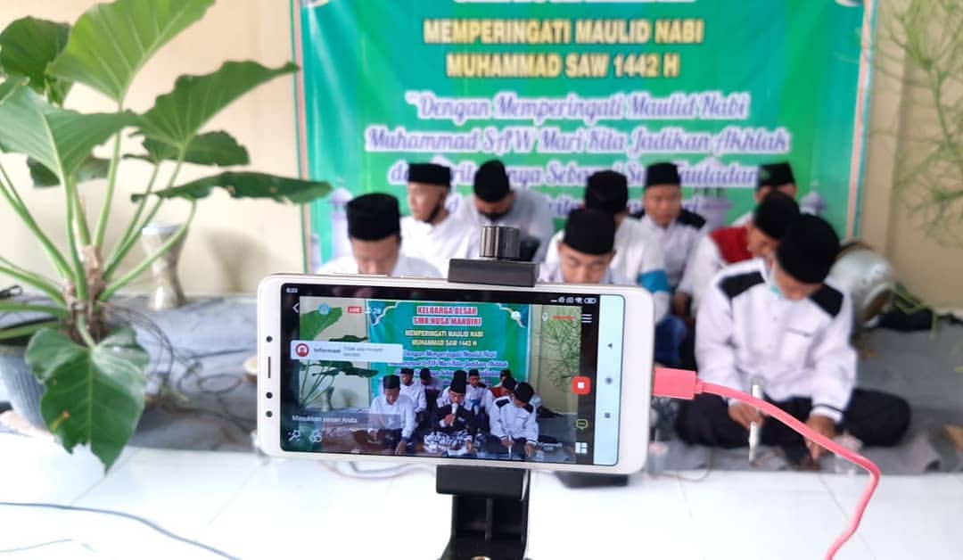 Peringatan Maulid Nabi SMK Nusa Mandiri Secara Daring