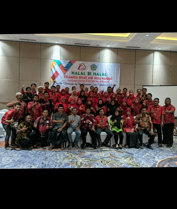 Halal Bi halal Keluarga Besar Smk Nusa Mandiri tahun 2022